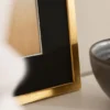 Ram Edsbyn Guld 32x45 cm - Passepartout Svart 25x30 cm