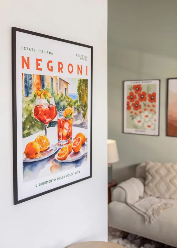 Ram Edsbyn Svart 55x55 cm