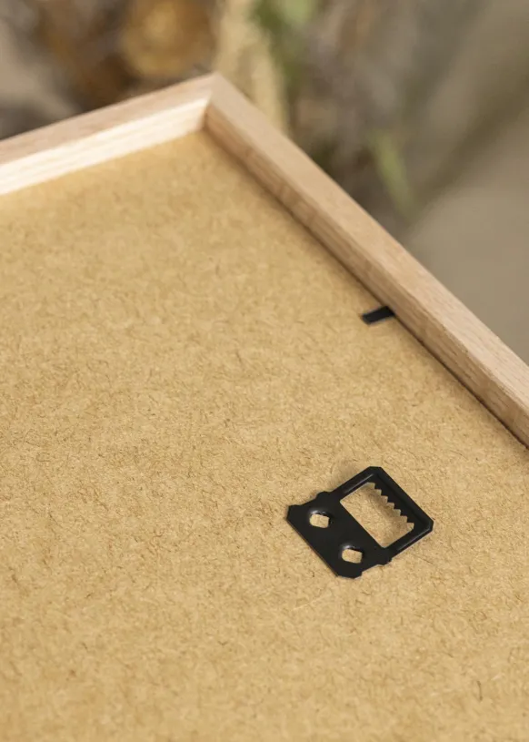 Ram Edsbyn Teak 50x70 cm - Dubbel Passepartout Vit 40x50 cm