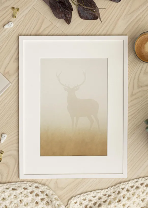 Ram Edsbyn Vit 25x50 cm