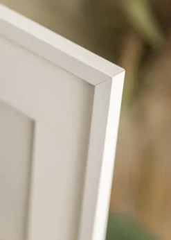 Ram Edsbyn Vit 50x60 cm - Passepartout Vit 40x50 cm