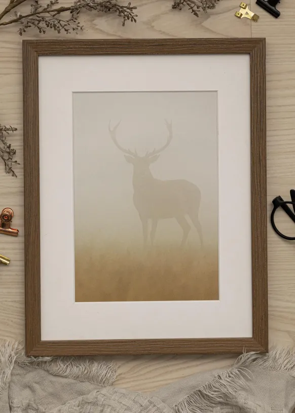 Ram Elegant Box Glas Brun 50x70 cm