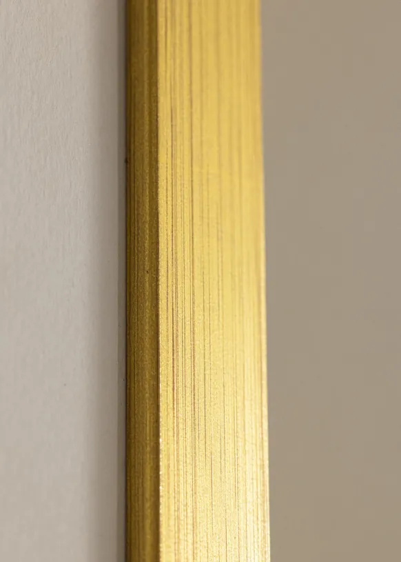 Ram Falun Guld 40x50 cm - Passepartout Vit 30x40 cm