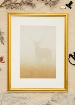 Ram Frigg Glas Guld 20x30 cm