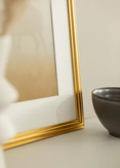Ram Frigg Glas Guld 40x50 cm