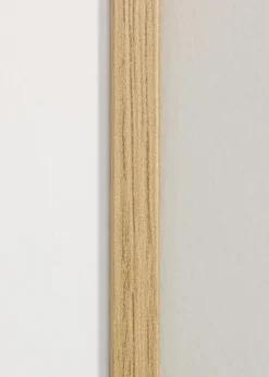 Ram Galant Glas Ek 30x40 cm - Passepartout Vit 21x29,7 cm (A4)