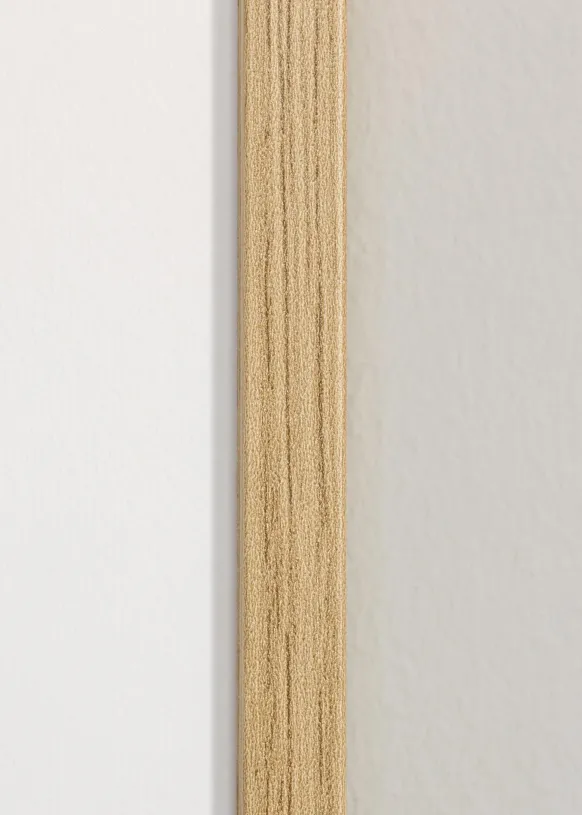 Ram Galant Glas Ek 30x40 cm - Passepartout Vit 21x29,7 cm (A4)