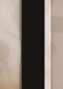 Ram Galant Vit 40x40 cm - Passepartout Svart 32x32 cm