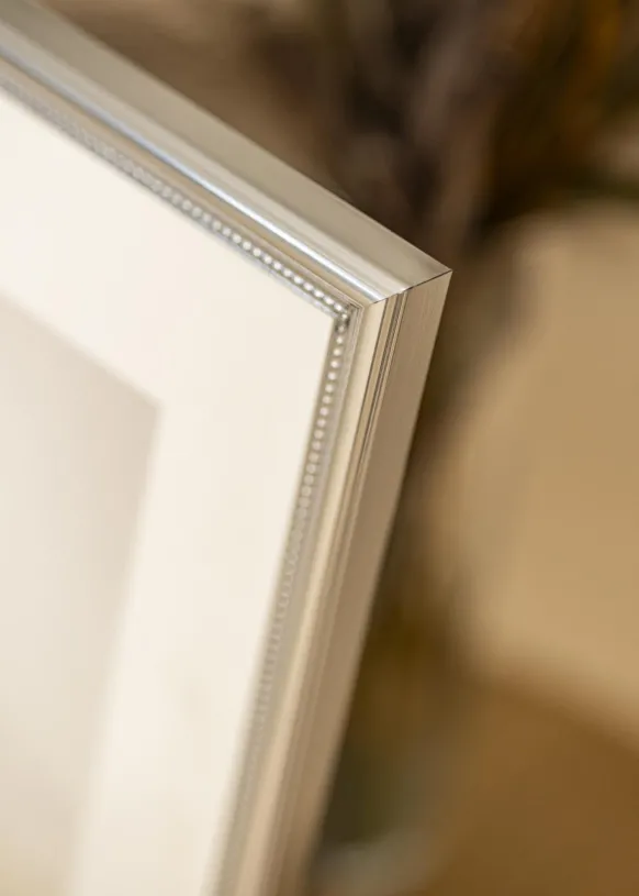 Ram Gala Silver 15x20 cm - Passepartout Vit 11x15 cm