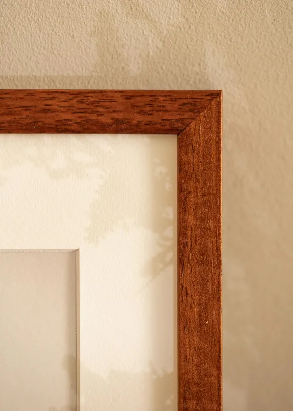 Ram Hermes Körsbär 70x90 cm - Passepartout Vit 56x71 cm