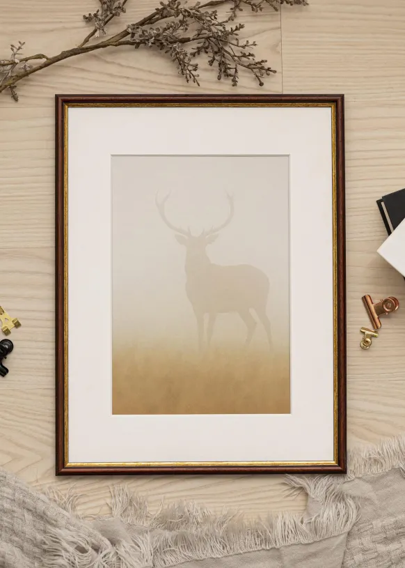 Ram Horndal Brun 34x42 cm