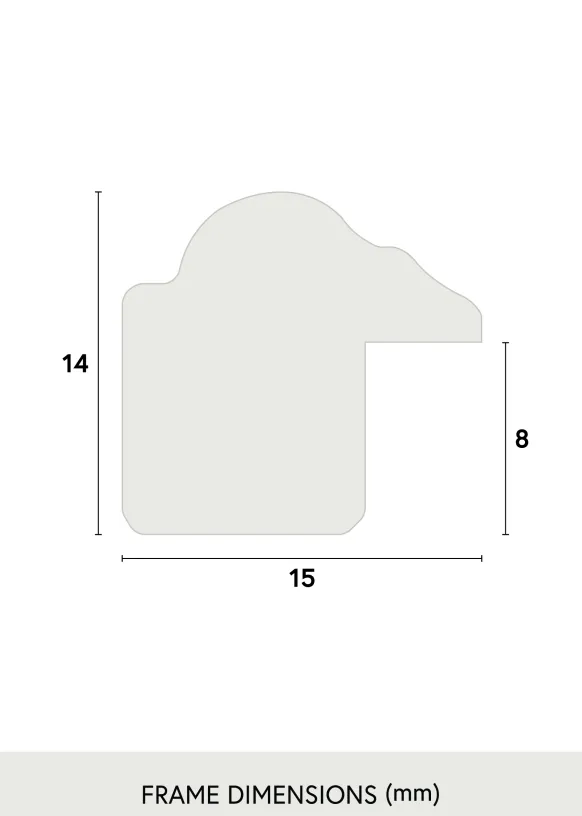Ram Horndal Brun 21x30 cm