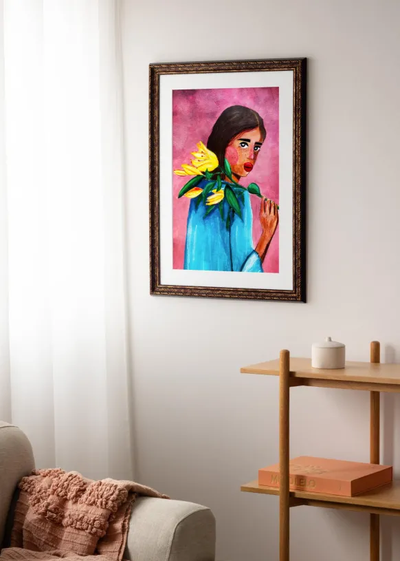 Ram Imperial Guld 40x60 cm