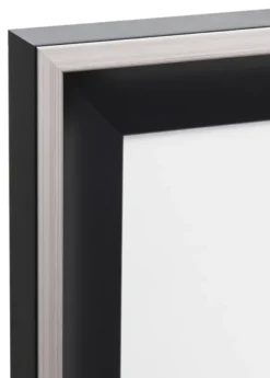 Ram Öjaren Svart-Silver 20x30 cm