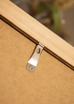 Ram Juno Teak 40x50 cm - Passepartout Vit 31,5x40 cm