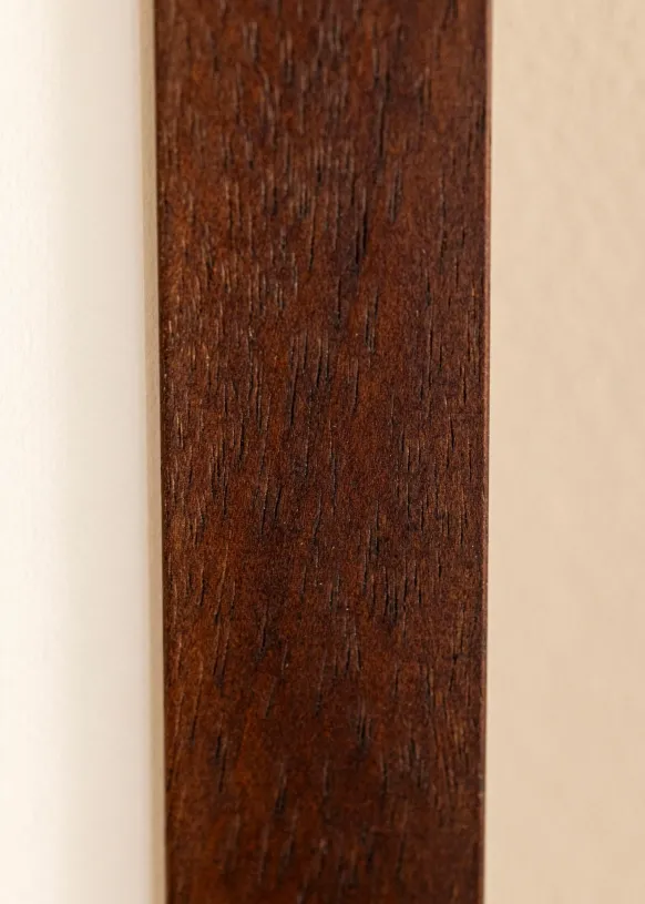 Ram Juno Teak 60x80 cm - Passepartout Vit 49,3x68,5 cm