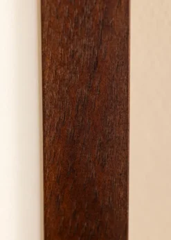 Ram Juno Teak 60x80 cm - Passepartout Vit 52x72 cm