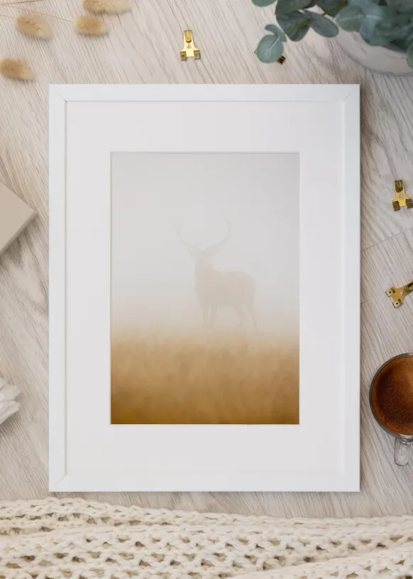 Ram Lofsdalen Vit 70x100 cm