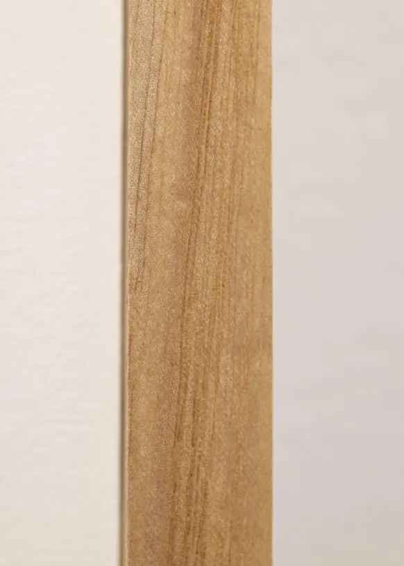 Ram Massiv Ek 40x60 cm - Passepartout Vit 32,9x48,3 cm