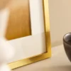 Ram Minerva Guld 40x50 cm - Passepartout Vit 28x35 cm