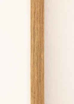 Ram Modern Teak 40x50 cm - Passepartout Vit 31,5x40 cm