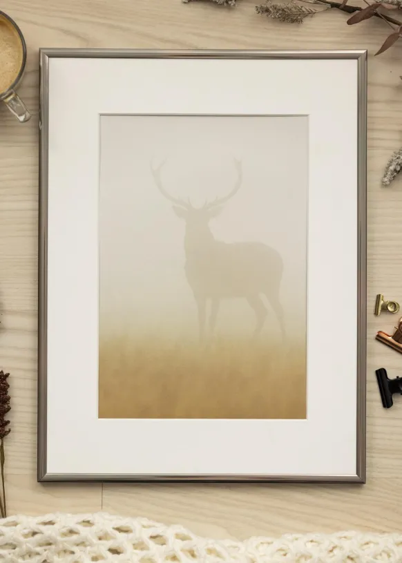 Ram New Lifestyle Glas Stål - 70x100 cm
