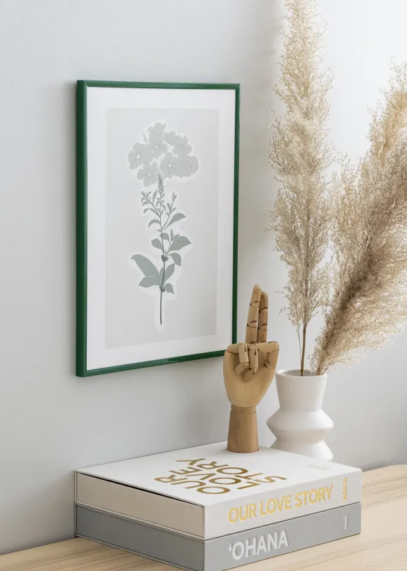 Ram New Lifestyle Moss Green 70x100 cm - Passepartout Vit 59,4x84 cm (A1)