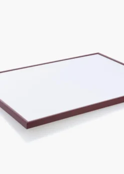 Ram New Lifestyle Mörkröd 30x40 cm - Passepartout Vit 21x29,7 cm (A4)