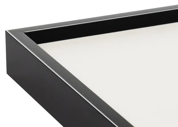 Ram Nielsen Premium Alpha Glas Blank Svart 70x70 cm