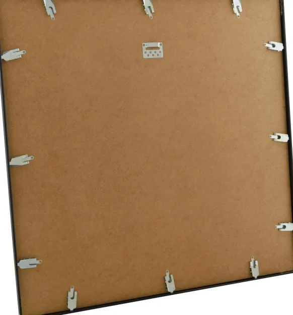Ram Nielsen Premium Alpha Glas Blank Svart 70x70 cm