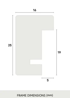 Ram Nielsen Premium Quadrum Glas Ek 18x24 cm