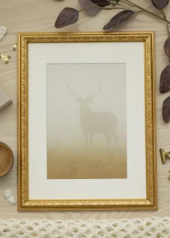Ram Nostalgia Glas Guld 40x50 cm