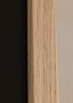 Ram Oak Wood 35x50 cm - Passepartout Svart 24x30 cm