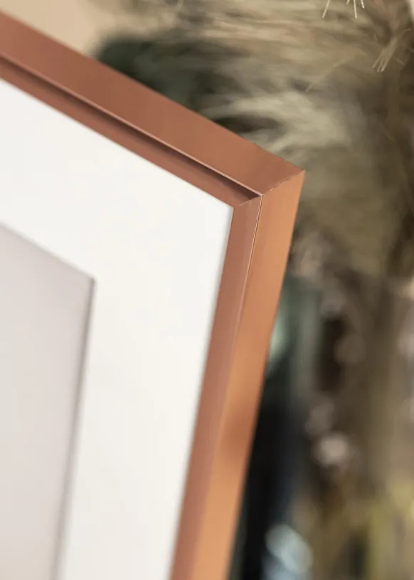 Ram Poster Frame Aluminum Glas Roséguld 15x20 cm