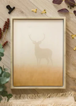 Ram Ra Canvasram Vit/Silver - Valfri Storlek (canvasramar)