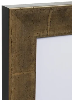 Ram Ribe Beige Rotfanér - Valfri Storlek (Akrylglas)