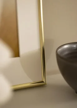 Ram Sandhamn Guld - Valfri Storlek (Akrylglas)