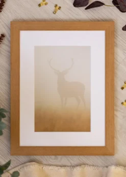 Ram Sandra Ek 60x80 cm - Passepartout Vit 50,8x68,58 cm