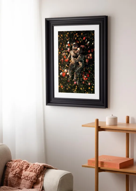 Ram Scarborough Svart 30x45 cm