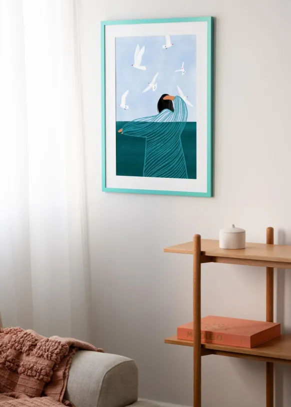 Ram Selection Aqua Blue 70x100 cm