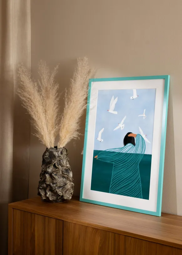 Ram Selection Aqua Blue 70x100 cm