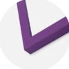 Ram Selection Deep Lilac 42x59,4 cm - Passepartout Vit 25x38 cm