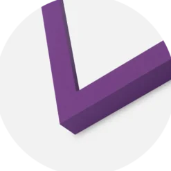 Ram Selection Deep Lilac 42x59,4 cm - Passepartout Vit 25x38 cm