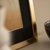 Ram Selection Guld 40x60 cm - Passepartout Svart 25x50 cm