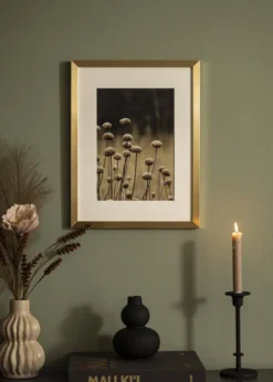 Ram Selection Guld 15x20 cm - Passepartout Vit 11x15 cm