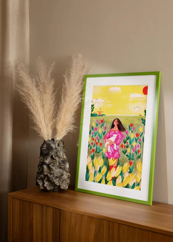 Ram Selection Lime Green 42x59.4 cm (A2)