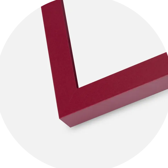 Ram Selection Raspberry 60x80 cm - Passepartout Vit 52x72 cm