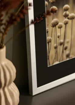 Ram Selection Silver 40x60 cm - Passepartout Svart 25x50 cm
