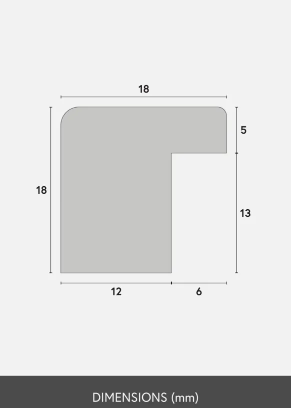 Ram Selection Svart 61x91 cm