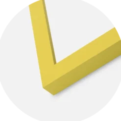 Ram Selection Yellow 40x60 cm - Passepartout Vit 30x50 cm